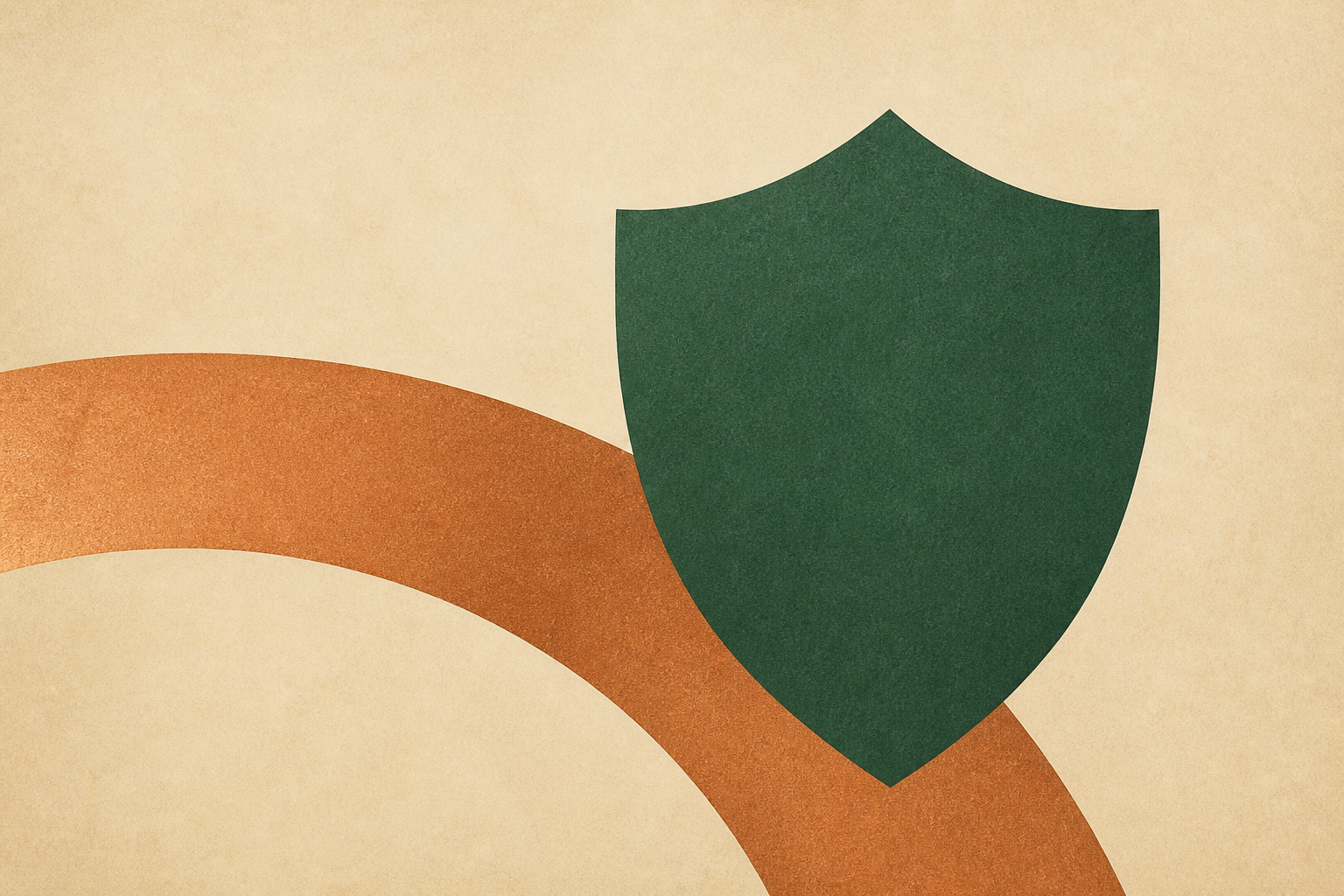 Calm abstract safety graphic